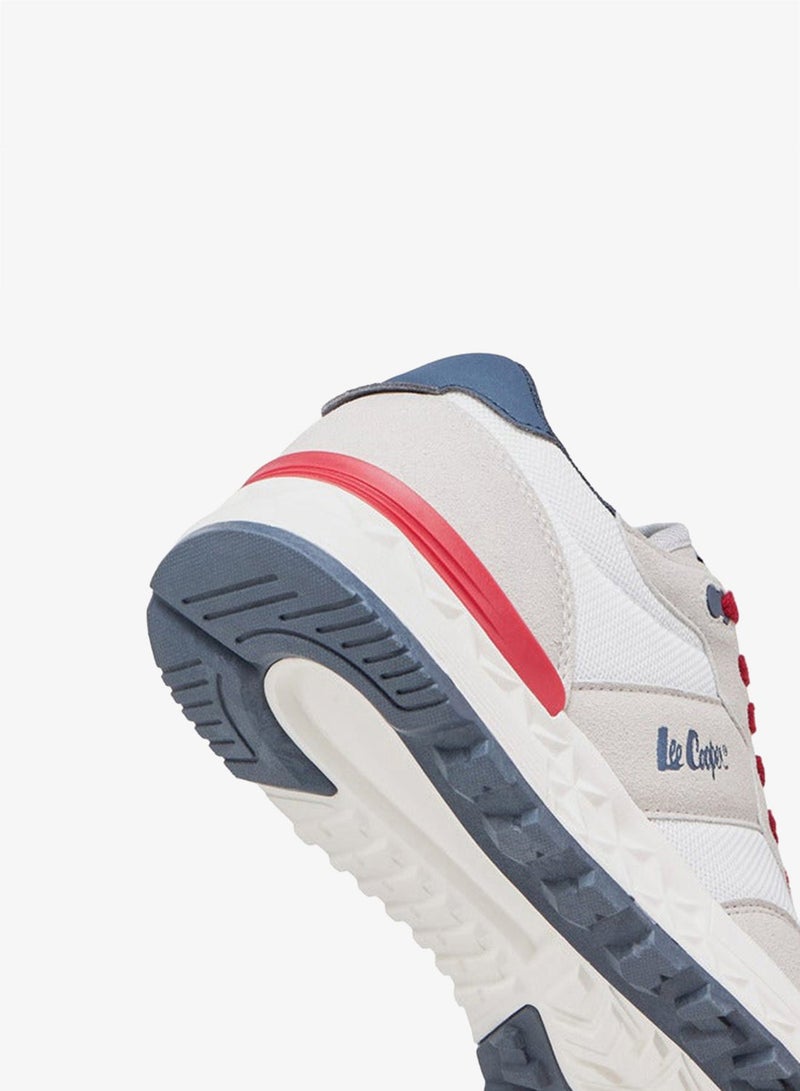 Lee Cooper Women's Logo Detail Sneakers with Lace-Up Closure - Image 5