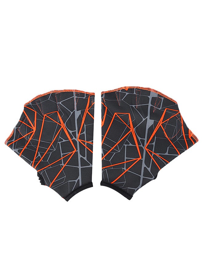 Generic Swim Gloves Non-slip Adjustable Breathable & Quick-drying for Men and Women Print Design for Outdoor Water Sports and Snorkeling  - Image 1