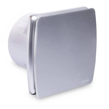 STERR Bathroom Fan 150 mm with Check Valve Silver Silent Bathroom Fan - Modern Bathroom Fan - Bathroom Fan 150 mm - 18 W - Image 1