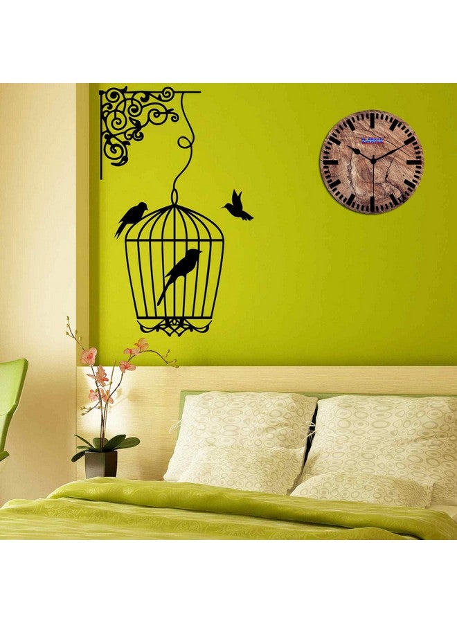 KARTIK ساعة حائط خشبية مطبوعة KARTIK™ (متعددة الألوان، 11 بوصة × 11 بوصة × 0.1 بوصة) KAR 20225 - Image 2