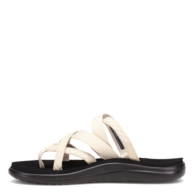 Teva Women's Ankle-Strap W VOYA ZILLESA, Mahani White Swan, 9 - Image 4
