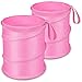 Kincown Car Trash Can 2 Packs Mini Car Garbage Can Collapsible Trash Bin - Image 2