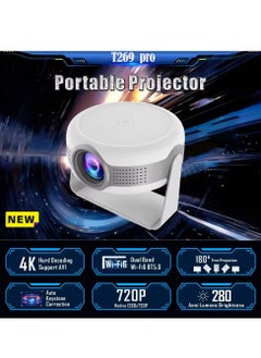 Rabos Tripsky T269pro Android 12.0 Projector Smart Portable HD Mini 4K Proyector 1080P Auto Correction Home Theater Projecteur  - Image 2