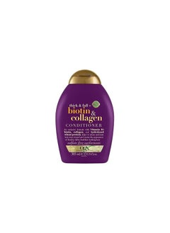 Ogx OGX, Conditioner, Thick & Full+ Biotin & Collagen, New Gentle and PH Balanced Formula, 385ml 