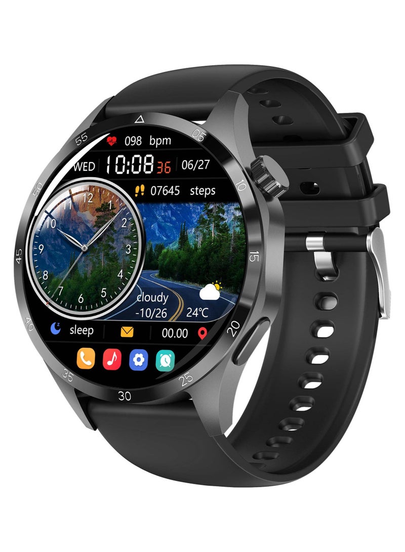 AROAQ GT4 Pro Smart Watch Men IP68 NFC  AMOLED 360*360 HD Screen Heart Rate Bluetooth Call SmartWatch - Image 1