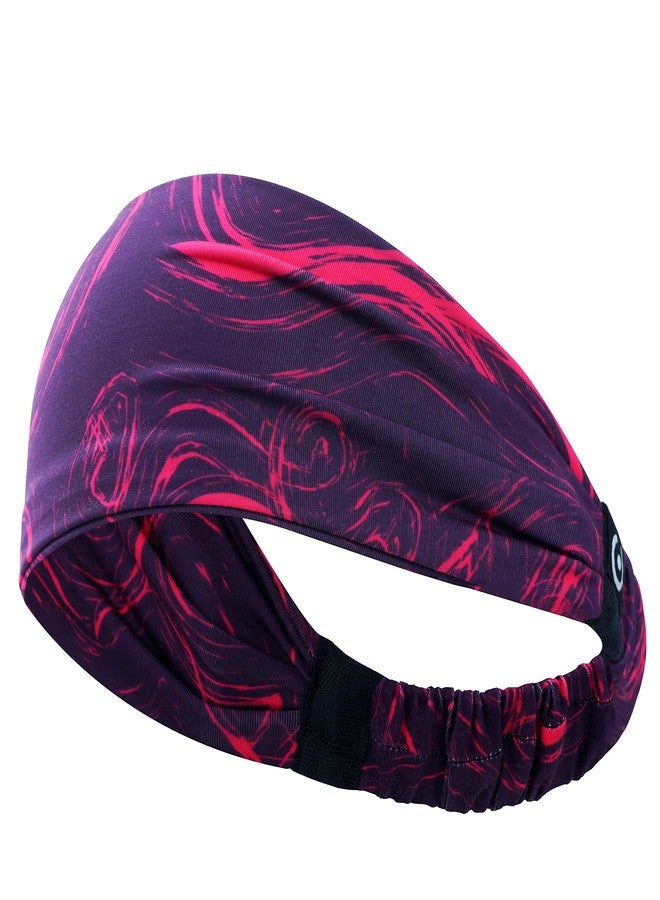 Coreteq Printed Multifunction Sports Sweatband Headband Microfiber Men and Women (Abstract) - Image 1