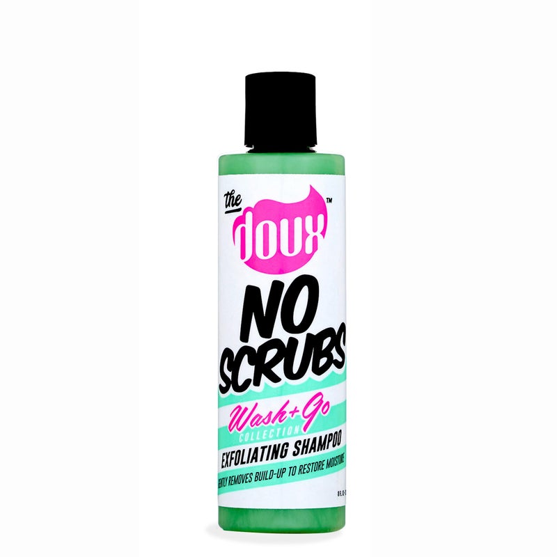 The Doux Noâ€‘Scrub Exfoliating Clarifying Shampoo for Curly Textured Hair â€“ Scalp Exfoliator & Clarifying Shampoo with Honey & Antioxidants â€“ Deep Clean Hair Shampoo for Women, 8 oz - Image 1