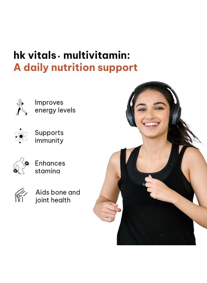 hk vitals Fish Oil and Multivitamin (30 Tablets Each) Combo Pack | 1000mg Omega 3 with 180mg EPA & 120mg DHA | Enhances Energy, Immunity & Joints Health - Image 3