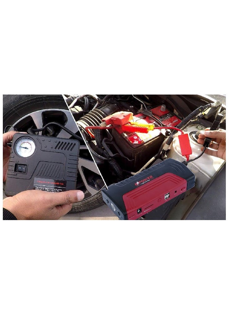 K POWER - KP-PS-150 Powerful Jump Starter With Air Compressor - Image 1