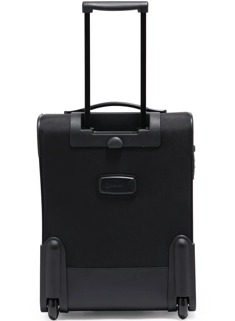 DELSEY Paris Omega 45 Cm Softcase 2 Wheel Non-Expandable Cabin Luggage Trolley - Black