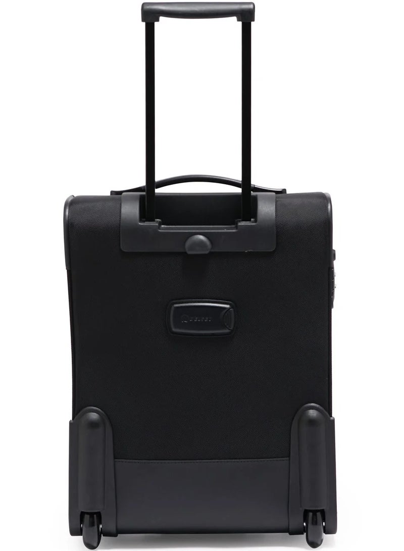 DELSEY Paris Omega 45 Cm Softcase 2 Wheel Non-Expandable Cabin Luggage Trolley - Black - Image 4