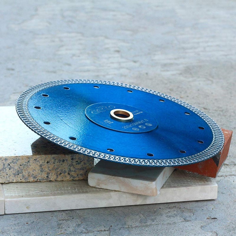 DAPRO 8 Inch Super Thin Diamond Porcelain Blade Tile Cutting Blade for Cutting Granite Marble Porcelain Ceramic Tile - Image 3
