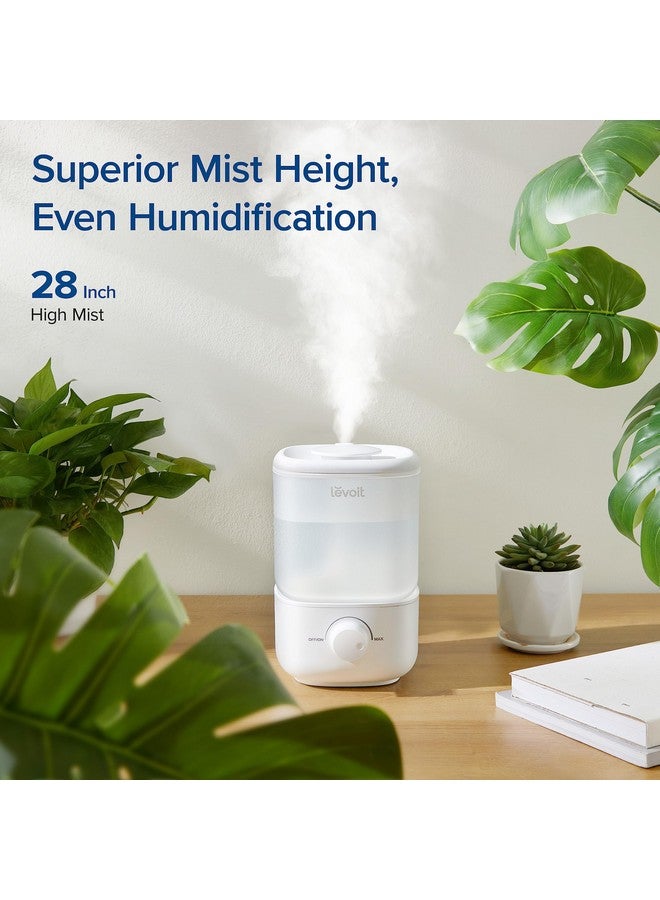 LEVOIT LEVOIT Top Fill Humidifiers for Bedroom, 2.5L Tank for Large Room, Easy to Fill & Clean, 28dB Quiet Cool Mist Air Humidifier for Home Baby Nursery & Plants, Auto Shut-off and BPA-Free for Safety, 25H - Image 5