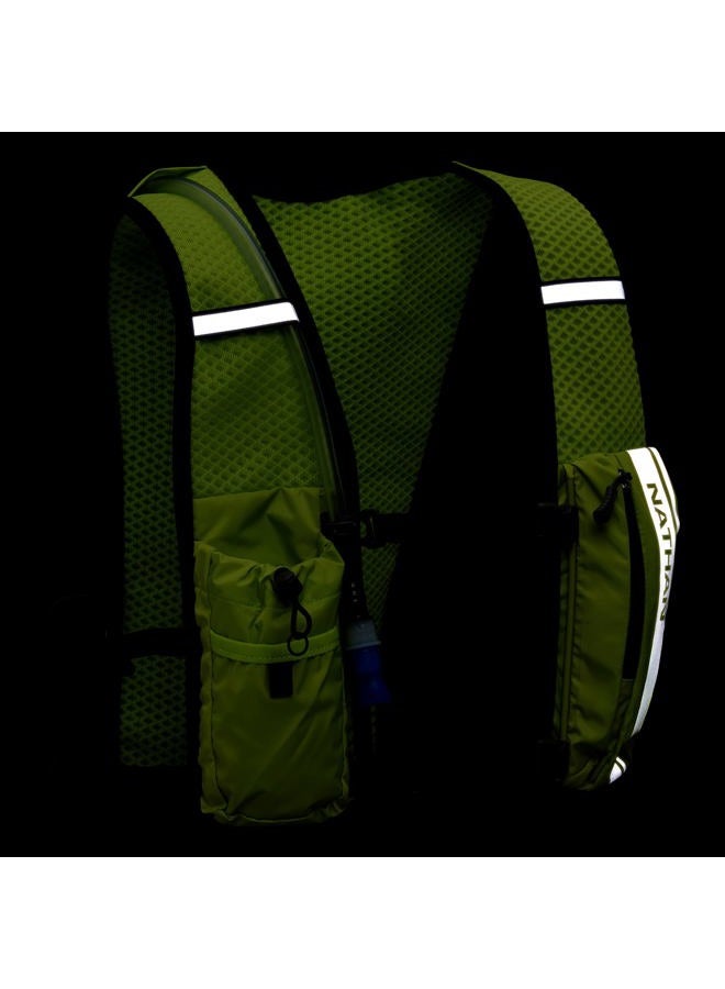NATHAN Hypernight QuickStart 2.0 4 Liter Hydration Pack w/ 1.5L Bladder, Reflective to Be Seen at Night, Front Water Bottle Pockets, Moisture Wicking, Unisex - Image 5