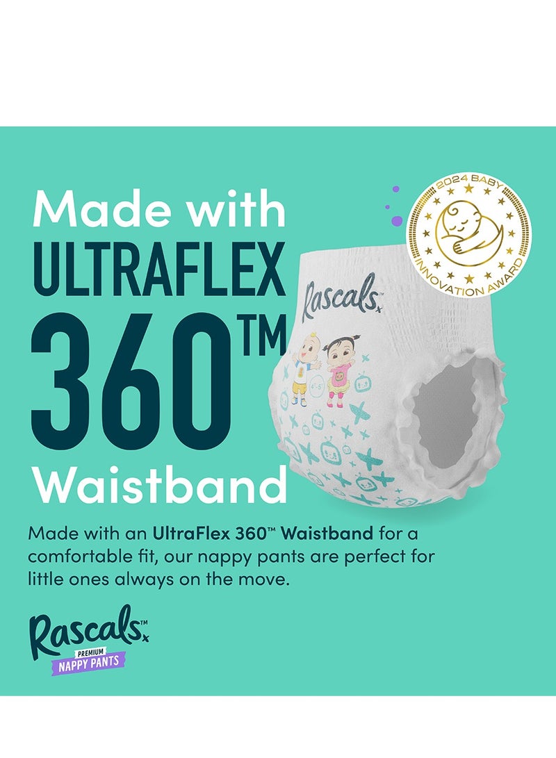 Rascals Training Diaper Pants Cocomelon Edition - Easy Pull Up Design Diaper Pants - Soft & Comfortable Baby Diaper Pants Size 5 - Ultra Flex 360 Waistband 13-18 kg - Jumbo Box (48 Count) - Image 2