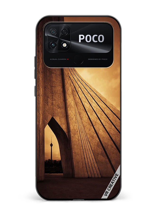 VR CREATIVE Protective Case Cover For Xiaomi Poco C40 Tehran Iran Design Multicolour - Image 1