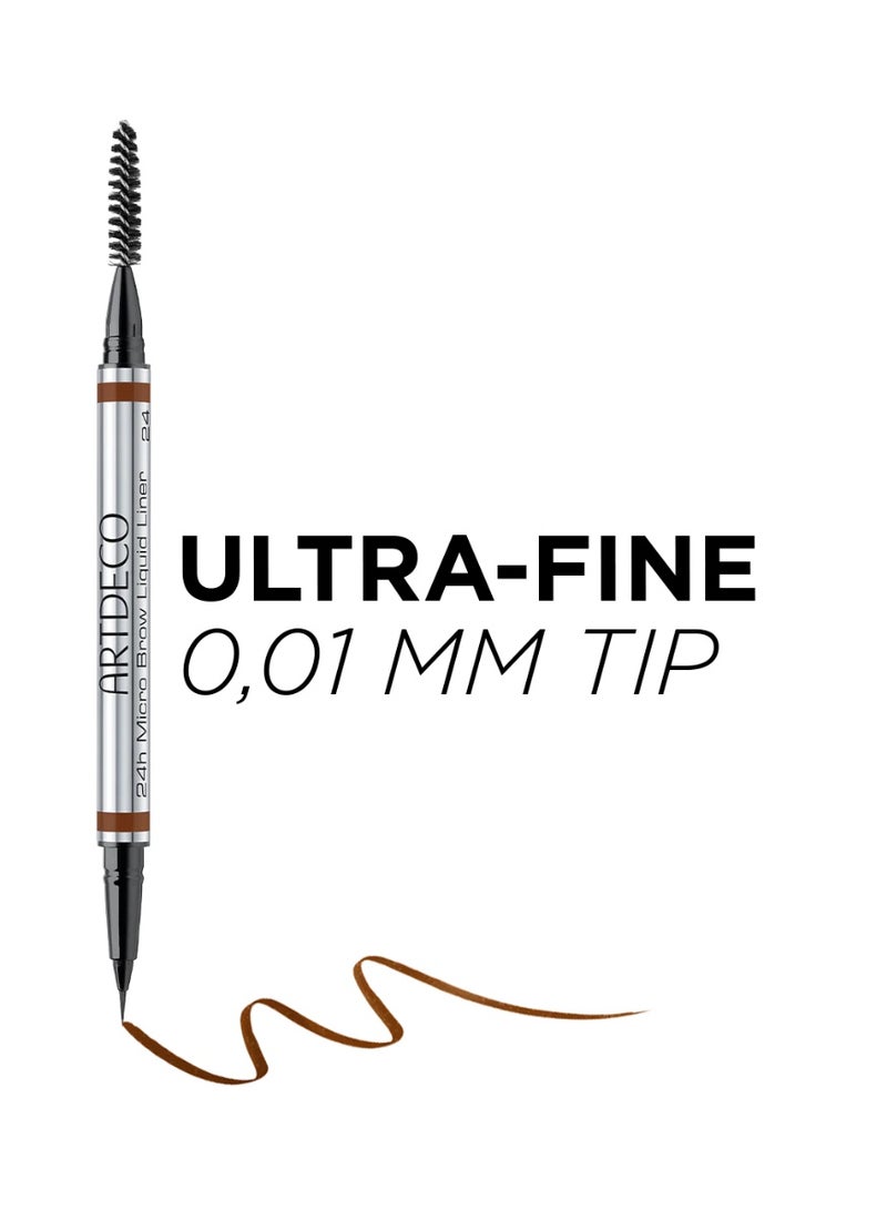 Artdeco 24H Micro Brow Liquid Liner Color 24 Grey Brown 0,6ml - Image 4