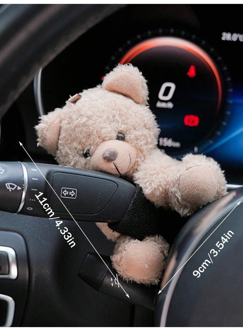 زينه سياره على شكل دب لطيف اكسسوار سياره لعجلة القياده - Image 2