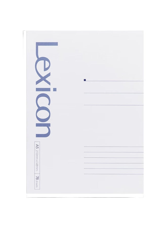Deli 8 Packs A5/78 Sheets Wirebound Soft Cover Notebooks, Work Journals, Stationery Office Supplies 7985 - Image 2