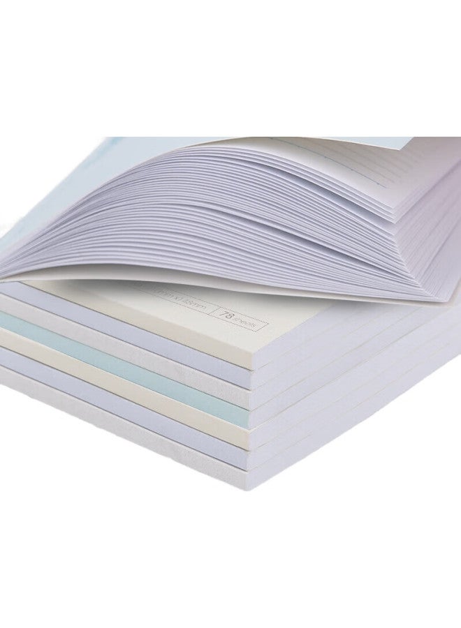 Deli 8 Packs A5/78 Sheets Wirebound Soft Cover Notebooks, Work Journals, Stationery Office Supplies 7985 - Image 3