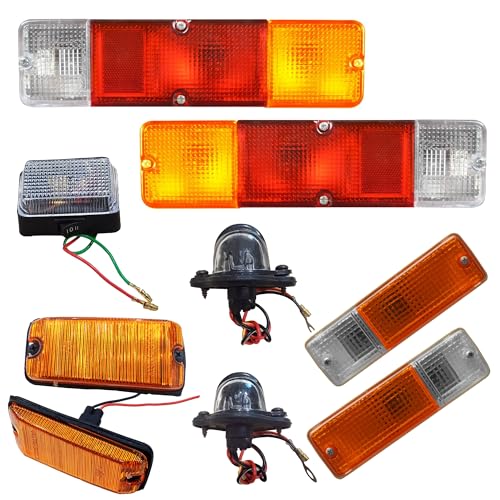 APSMOTIV Suzuki Samurai Tail Light 19861995 Complete Set Real LightIndicator LightClear LampSide Marker LightLicense Plate Light 12V Bulbs Sz28001013560480022 - Image 1