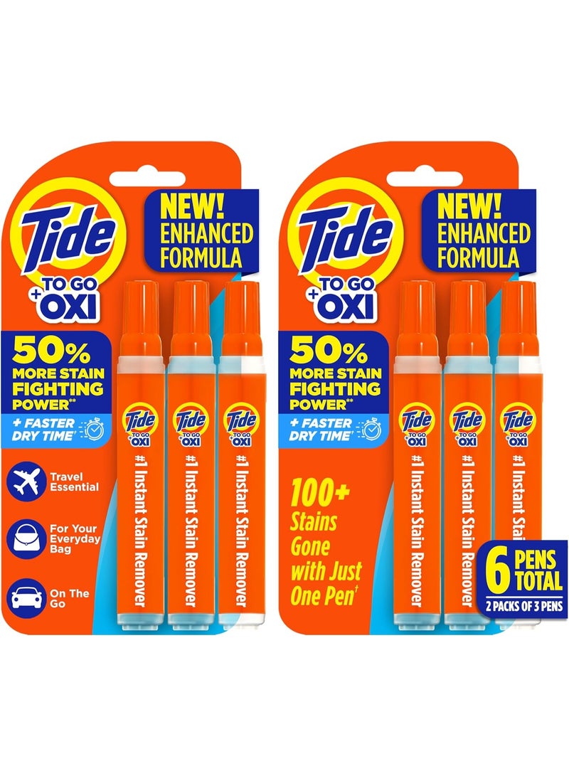 تايد قلم Tide لإزالة البقع عن الملابس (قلم للاستخدام أثناء التنقل)، مزيل فوري للبقع ومنظف موضعي، سهل الحمل ومثالي للسفر، فعال ضد بقع الطعام والمشروبات، مناسب للوضع في حقائب اليد والحقائب العادية، عبوة تحتوي على 3 أقلام (مجموعة من عبوتين). - Image 1