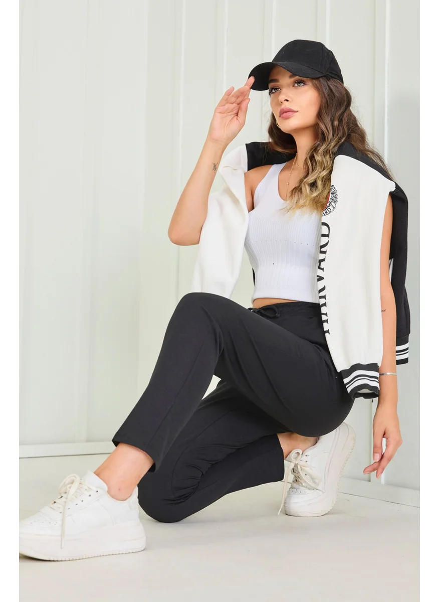 Tofisa 23025-BLACK Trousers