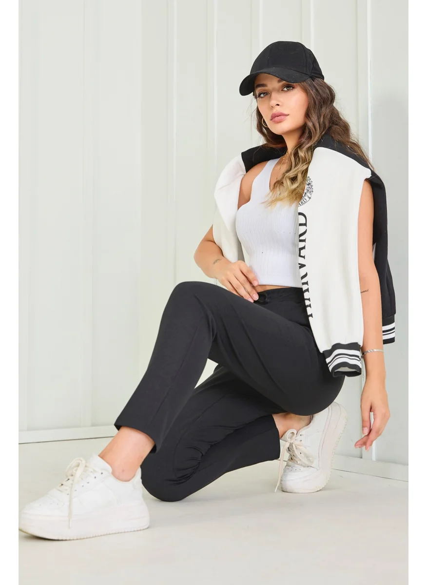 Tofisa 23025-BLACK Trousers
