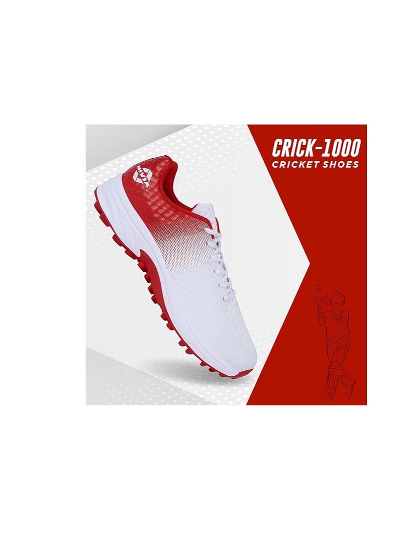 Nivia Crick 1000 Cricket Shoes | Breathable Mesh & TPU Upper | Flexible Phylon & Rubber Sole | For Men | Fielding Cricket Shoes | UK11 / US12 / EU45 | Lightweight - Image 5