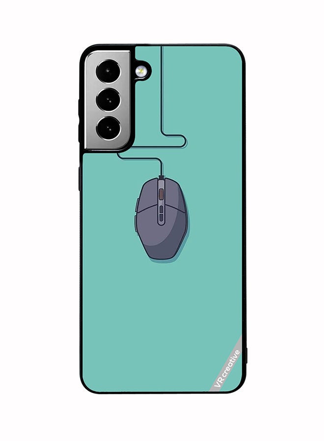 VR CREATIVE Protective Case Cover For Samsung Galaxy S21 FE 5G Mouse Design Multicolour - Image 1
