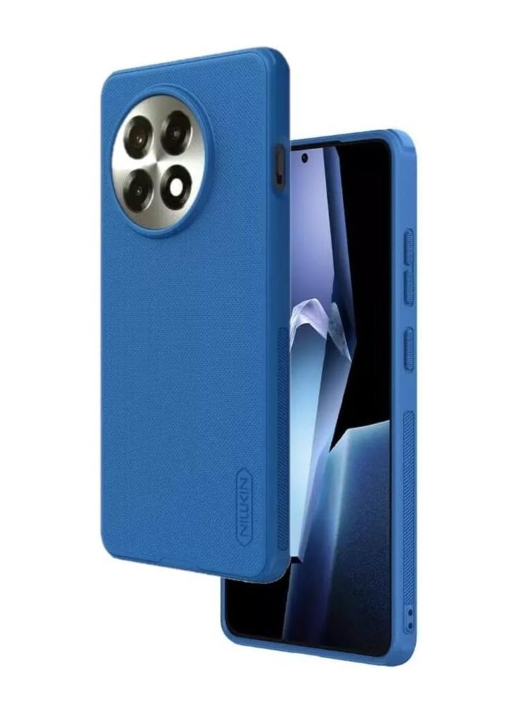 Nillkin OnePlus 13R Case Cover Super Frosted Shield Pro Matte All-Round Protection Anti-scratch Slim Luxury PC Hard Protection Back Cover for OnePlus 13R 5G 2025 Blue 