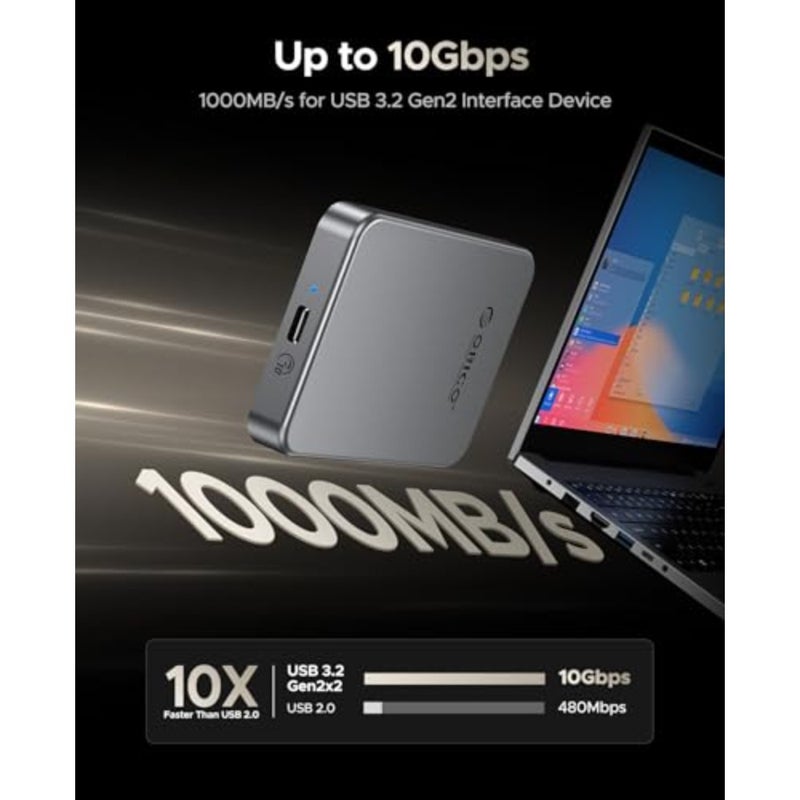 SSD خارجي مغناطيسي 1 تيرابايت لتسجيل 4K ProRes HDR، هيكل من الألومنيوم، رمادي فلكي، PD100W شحن بسرعة 1000 ميجابايت/ثانية، محرك أقراص USB 3.2 محمول من الجيل الثاني متوافق مع سلسلة iPhone 15/16 - Image 4