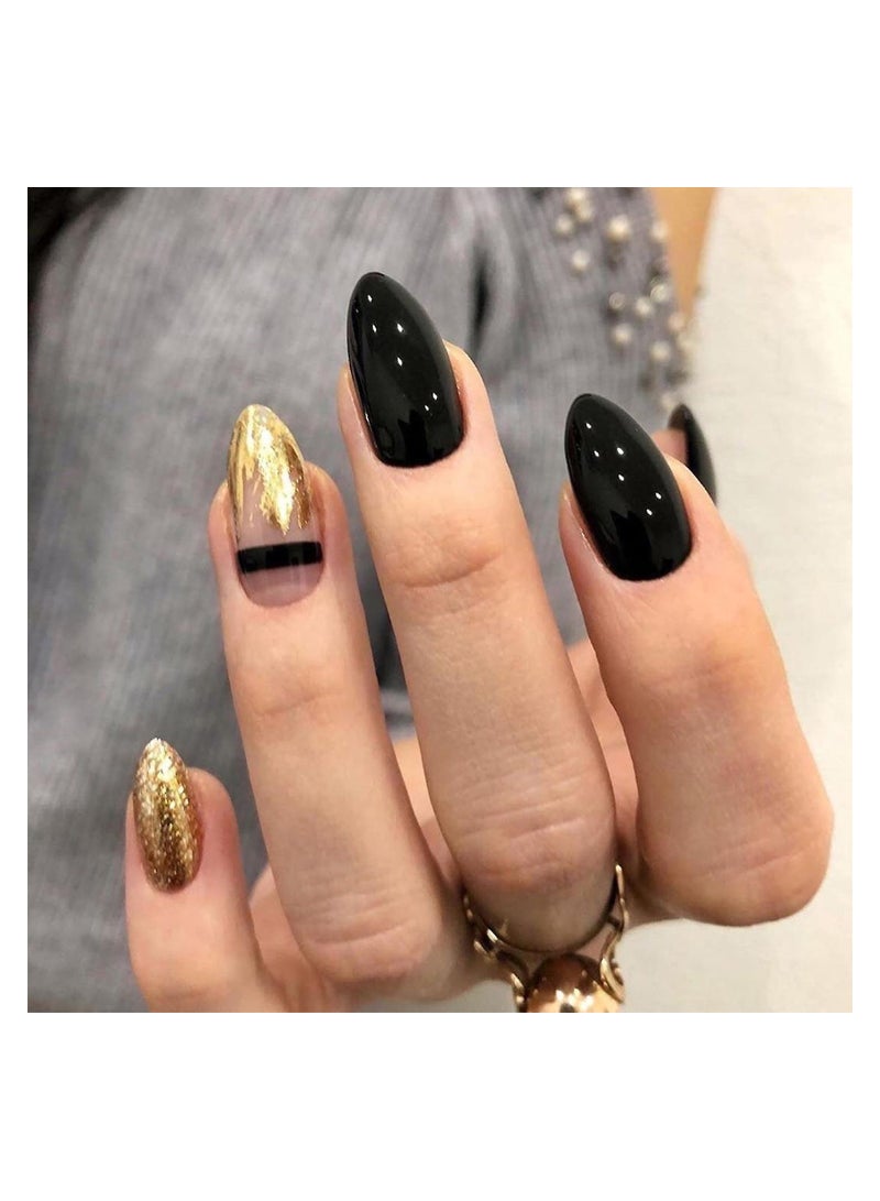 24-Piece Salon Acrylic False Nails Set - Image 1