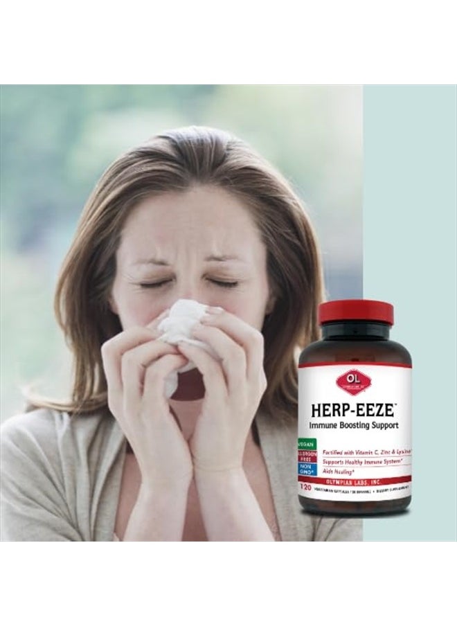 Olympian Labs Herp-eeze Next Generation | 120 Capsules | Immune Boosting Support  - Image 2