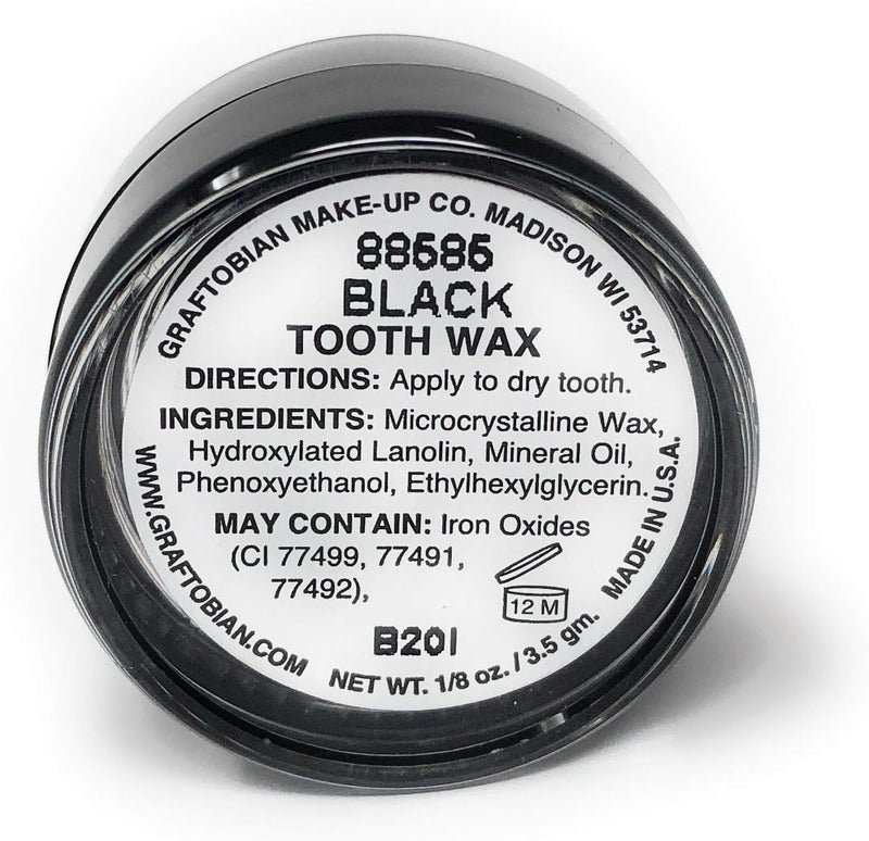 Graftobian Theatrical Tooth Wax - Black - Image 3