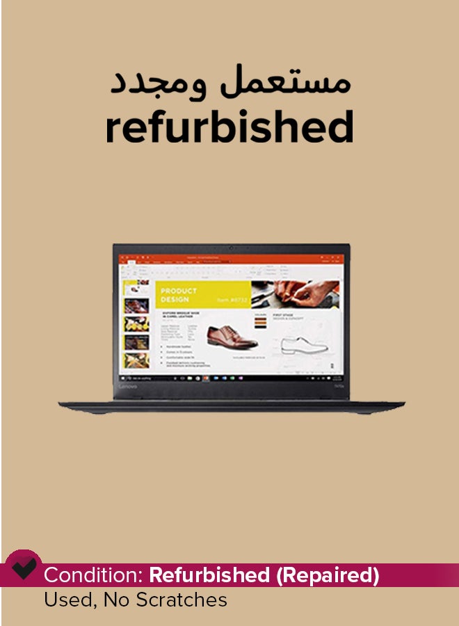Lenovo Refurbished - Lenovo T470s Laptop With 14-Inch Touch Full HD Display Touch, Intel Core i5/7th Gen/8GB RAM/256GB SSD/Intel HD Graphics 620/Black Windows 11 Pro Black black - Image 1