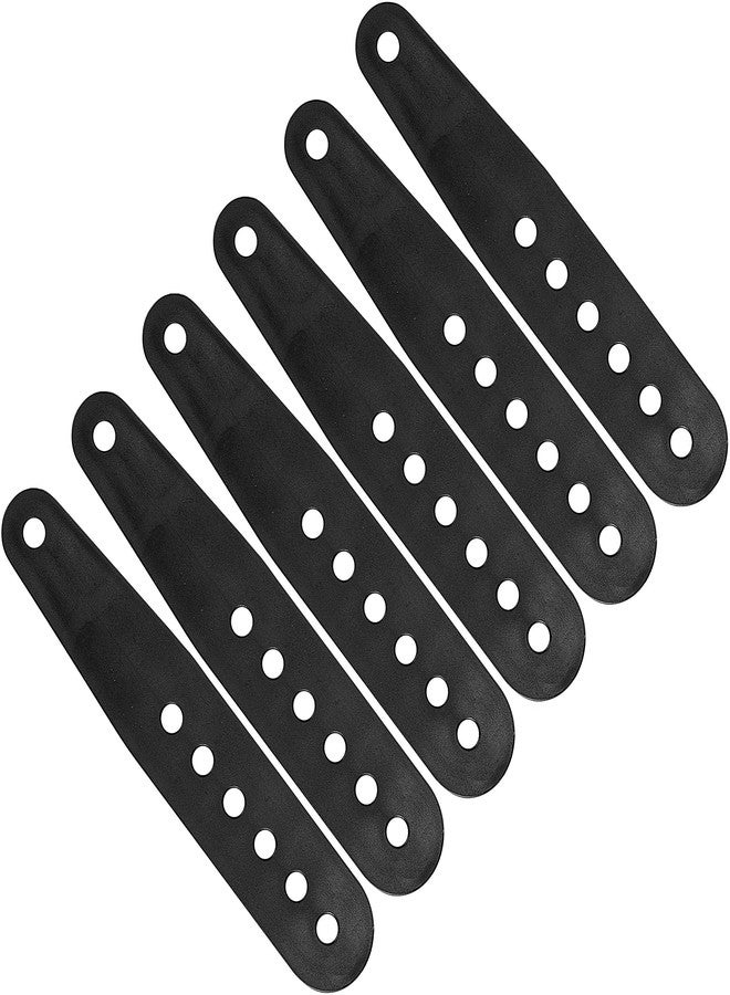 Shupakul 6 Pcs Snowboard Binding Tongue Hole Straps-6.1" x 1.1" Snowboard Binding Toe Slider Straps-Snowboard Ankle Ladder Strap Binding for Ski Strap-in Binding Replacement Accessories - Image 1
