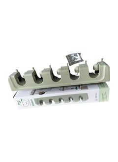 FEND Multipurpose Mop Holder Broom Holder Plastic Wall Mounted Organizer Storage Hooks Mop and Broom Holder for Kitchen Garden and Garage  - Image 1