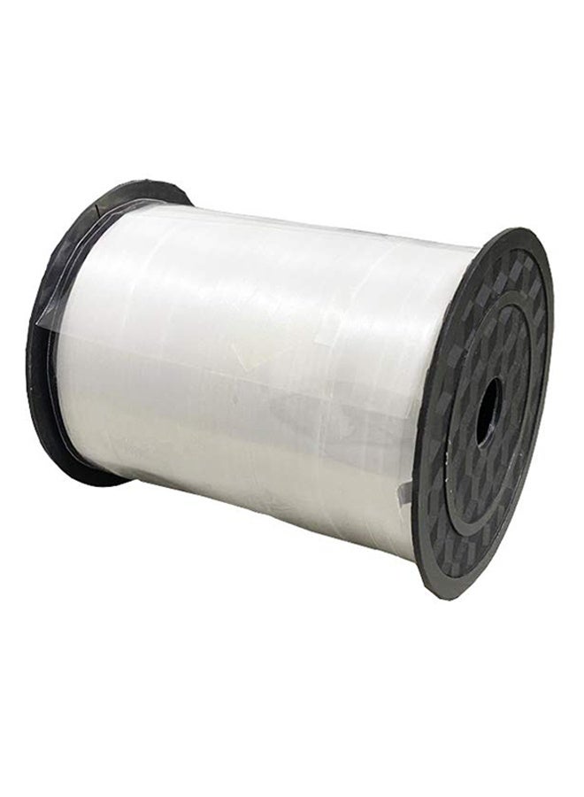 Balloon Gift Wrap Ribbon Roll White