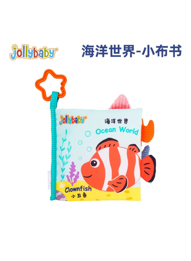 Jollybaby Cute Early Education Cloth Book 0-1 Years Old Baby Educational Toys Baby Animal Enlightenment Cloth Book - Image 1