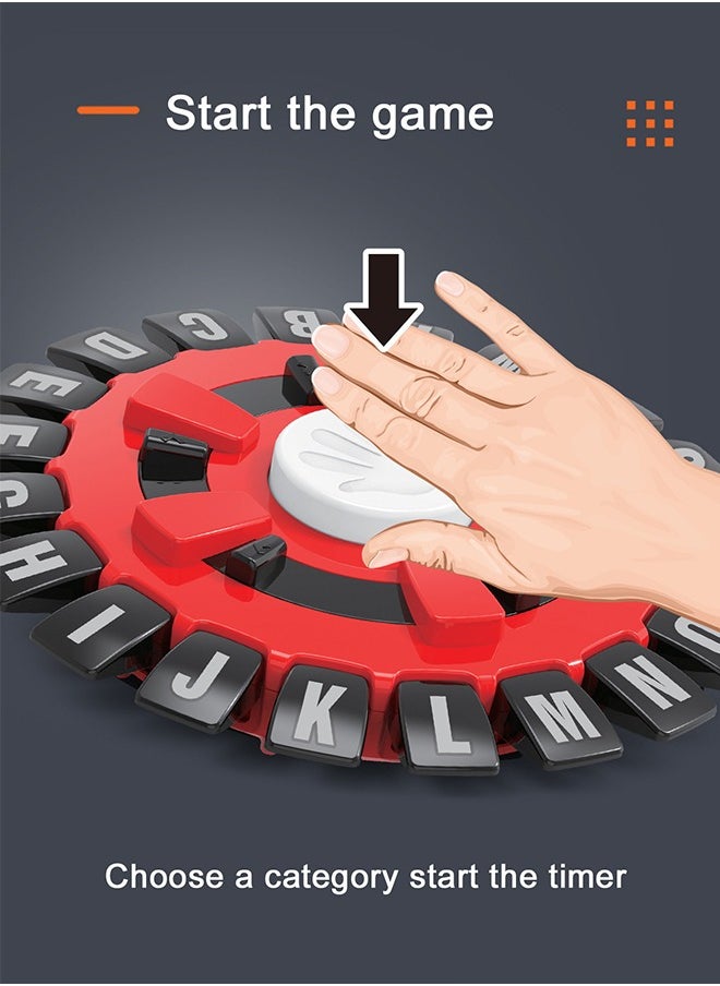 Generic - TAPPLE  Word Game  Fast-Paced Family Board Game Choose a Category & Race Against The Timer to be The Last Player  Learning Game Great for All Ages - Image 1