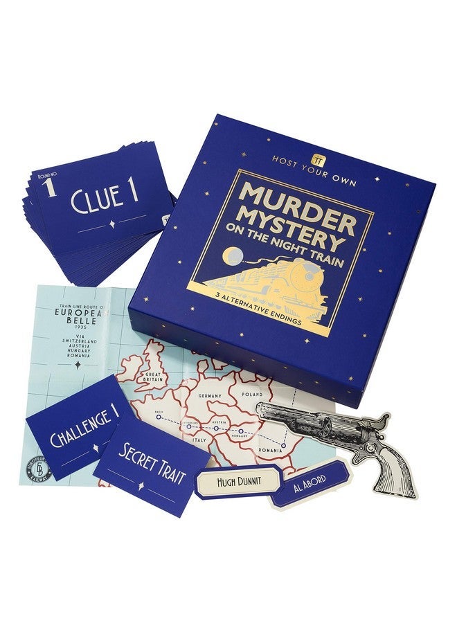 توكينج تيبلز لغز القتل القابل لإعادة الاستخدام على مجموعة لعبة القطار استضافة ألعابك الخاصة ليلة أورينت إكسبريس 1930S تحت عنوان حفل عشاء 3 نهايات بديلة يتوهم اللباس بعد العشاء - Image 3