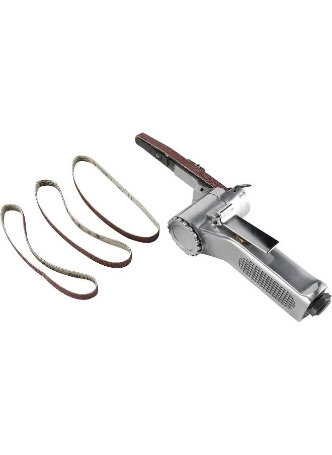 Generic - 8MILELAKE 3/8" Mini Air Belt Sander Grinder Tool - Image 1