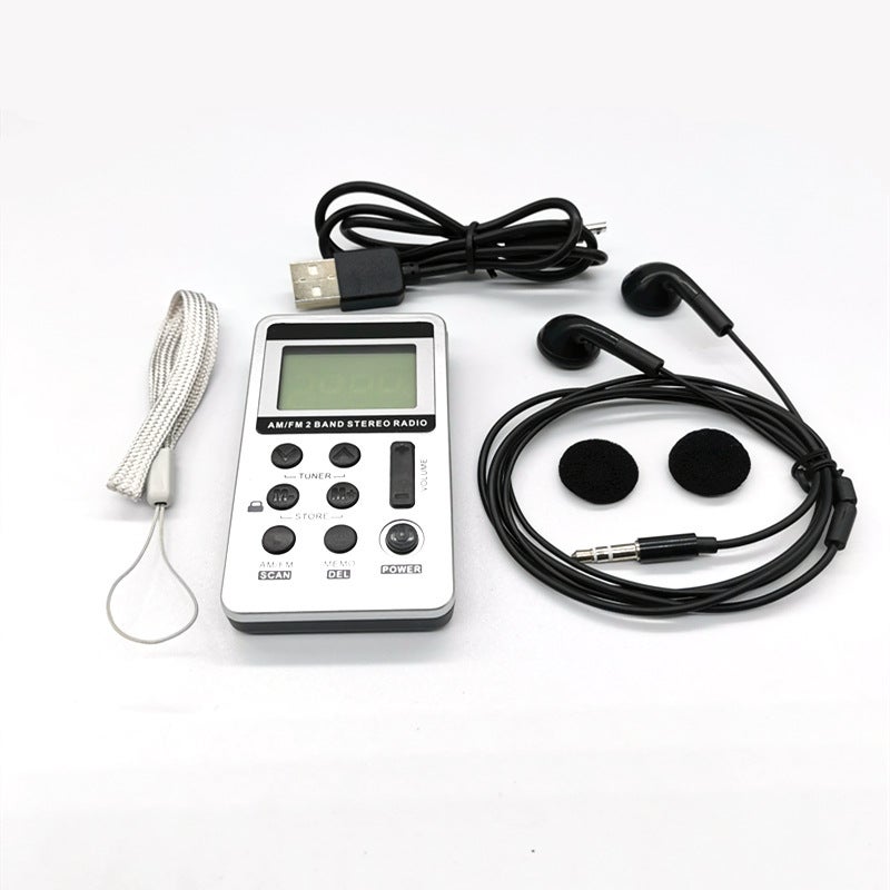 Portable Mini Fm/Am Two-Band Radio Lithium Battery Powered Fm Tuning Medium Wave 103 Radio - Image 4