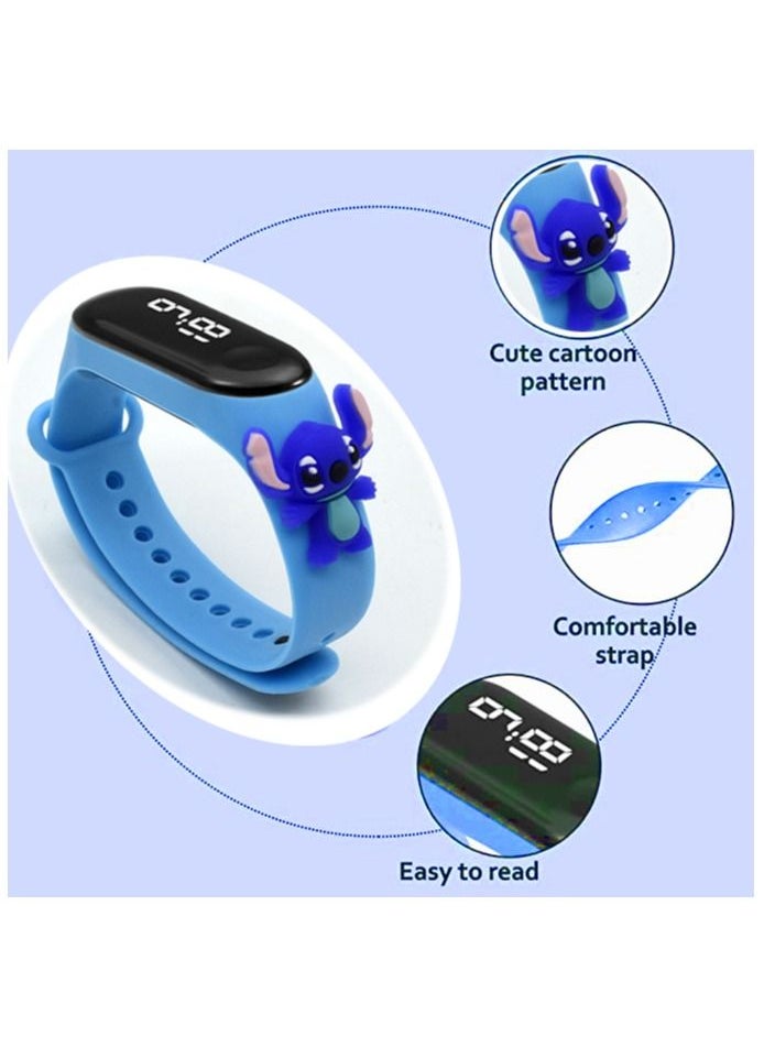 NIBEMINENT - Digital LED Watch for children 3-12 Years Old Kids Sports Waterproof Cartoon watches for boys and girls - Image 1