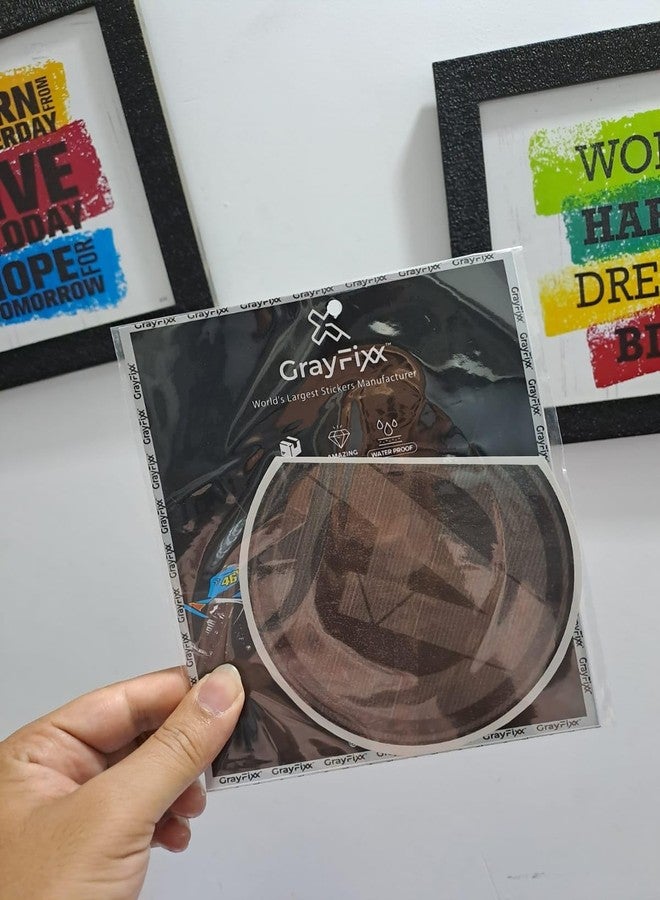 Grayfixx A Logo Sticker for Ntorq 125 | Printed in Premium Gloss Vinyl, Water Proof, Precut Sticker, Pack of 1-Self-Adhesive - Image 4