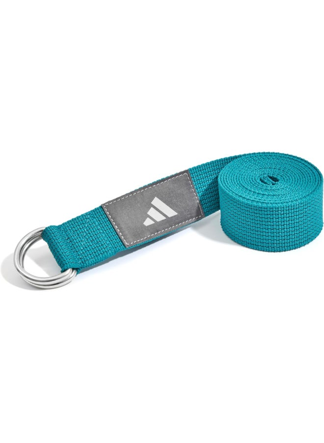 Adidas Anti-Slip Soft Texture Yoga Strap Active Teal 0.17 x 4 x 253 cm ADYG-20200TL-NL - Image 1