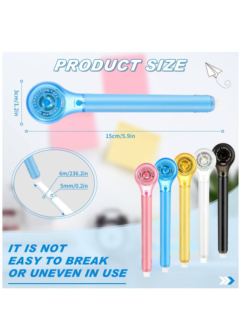 SYOSI 10 PCS Corrective Tape White Outer Marker Pens White Colored Tape Correction Correction Stationery Supplies for School Office Supplies  - Image 4