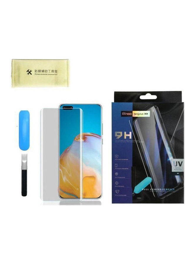 Bingo For Huawei P40 Pro Curved Uv Screen Full Adhesive Clear