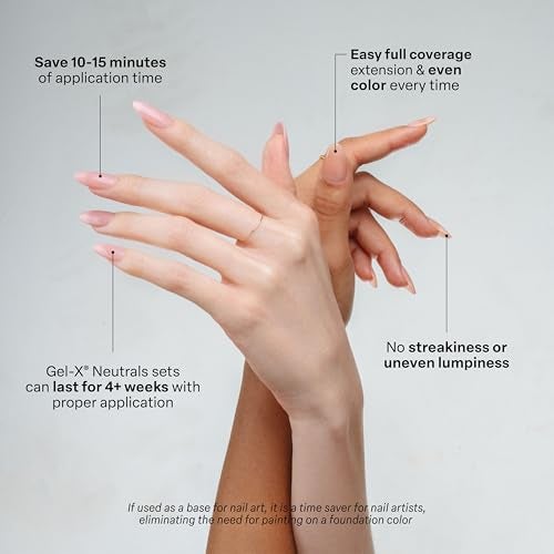 Aprés Neutrals Gel-X Whitney Box Of Nail Tips, 11 Sizes 00-9, Soft Gel Tip Box (150pcs) (Natural Round Medium, 150) - Image 4